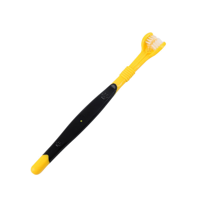 3-Sided Pet Soft Bristle Toothbrush (Buy 1 get 1 free)