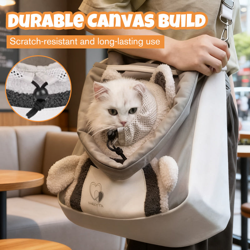 🔥 Free Shipping LAST DAY PROMOTION - 50%OFF 🔥 Cute Bear Pet Carrier Bag With Head-Out Design