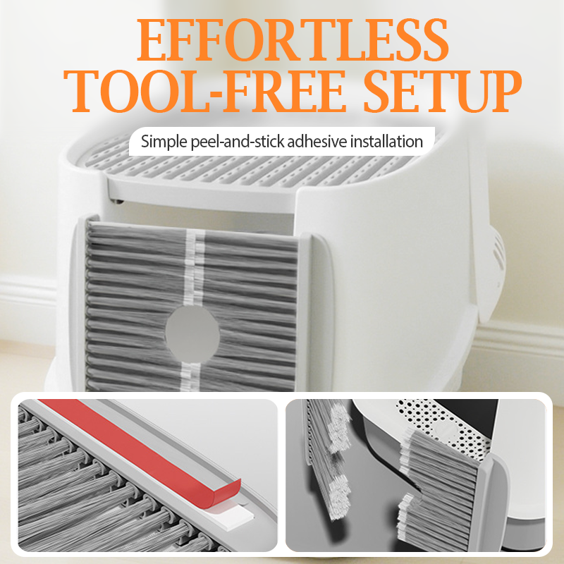 Cat Litter Box Hair Filter Door